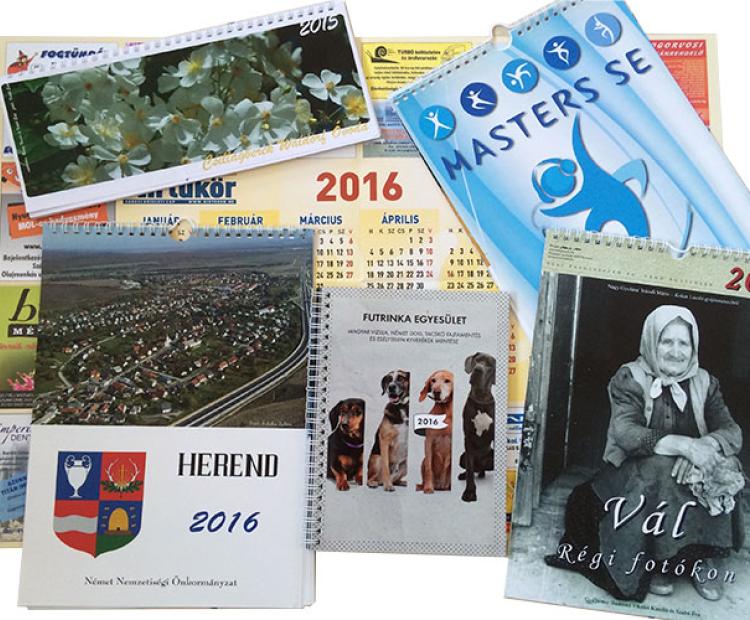 EFO Nyomda munkái - falinaptár